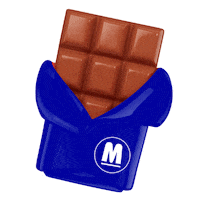 lojasmarabraz chocolate comida azul doce Sticker