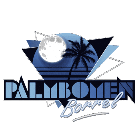 Blue Moon Borrel Sticker by Pien van der Togt