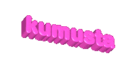 Filipino Kumusta Sticker