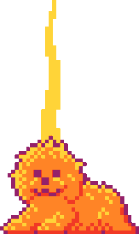 Pixel Blanca Sticker