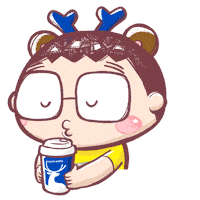 Coffee Morning Sticker by Bear Boss Buddies