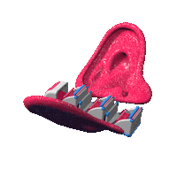 3D Guitar Sticker