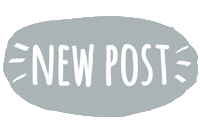 New Post Words Sticker by zandraart