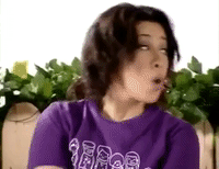 melly goeslaw flirt GIF