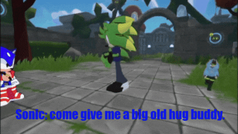 Otokun47 giphygifmaker hug bee middle finger GIF