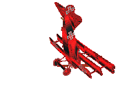 Out Of Control Art Sticker by badblueprints