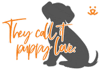 Happy Puppy Love Sticker by Best Friends Animal Society