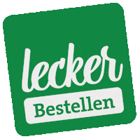 leckerbestellen online tasty lecker deliver Sticker