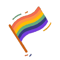Rainbow Gay Sticker by MDJoutremont
