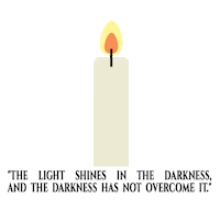 Christmas Candle Sticker by Freedom Church