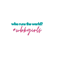 Peach Wbkgirls Sticker by WBK FIT