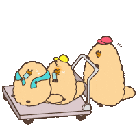 Beige Platypus Sticker