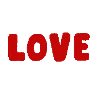 kimbapau love word love Sticker