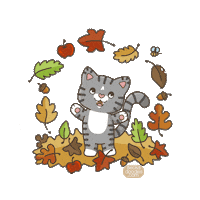 Cat Sticker Sticker by beckadoodles