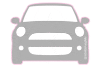 Car Silhouette Sticker by MINI Italian Girls