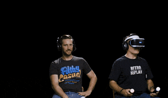 RETROREPLAY what vr virtual reality nolan north GIF