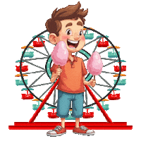 Ice Cream Pizza Sticker