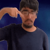 Surprised at something below