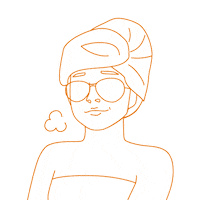 Hair Chill Sticker by Japan Gateway