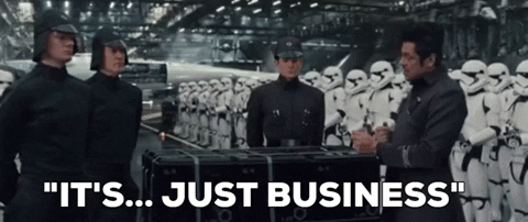 dummy-pants giphygifmaker star wars business GIF