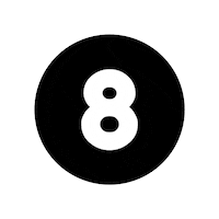 Number Blanco Sticker