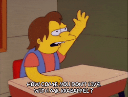 Season 3 Question GIF by The Simpsons