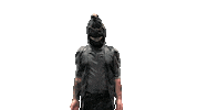 Metal Mask Sticker by haematommusic