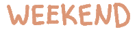 Heart Weekend Sticker