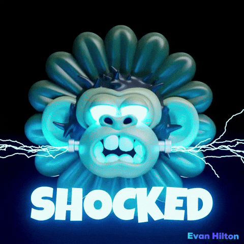 Shocked Monster Mash GIF by Evan Hilton