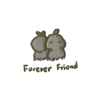 Friend Fanart Sticker
