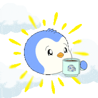 Happy Good Morning Sticker by Pudgy Penguins