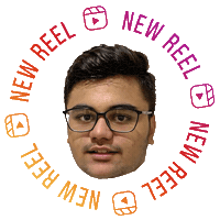 Rushsharma Sticker by BORN ON INSTAGRAM