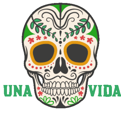 day of the dead fun Sticker by Una Vida Tequila