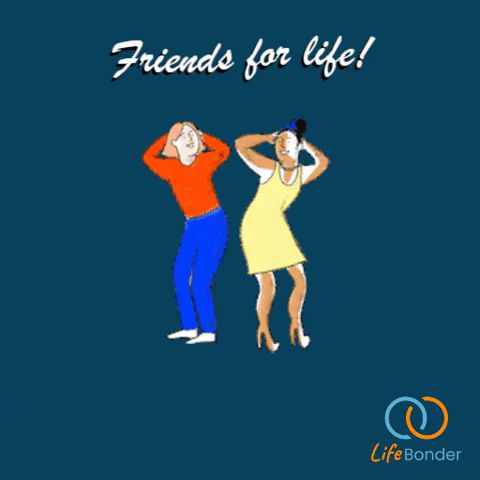Friend Friendship GIF by LifeBonder