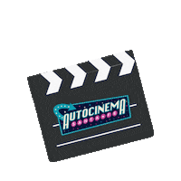 autocinemasantafe pizza popcorn snacks date night Sticker