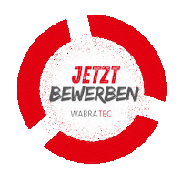 Jetzt Bewerben Sticker by WABRA TEC