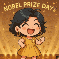Nobel Prize Hair Flip GIF by Persona
