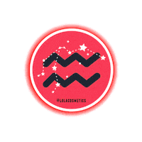 Signos Aquario Sticker by Lola Cosmetics