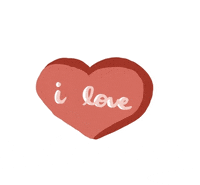 heyitsbao love heart pink red GIF