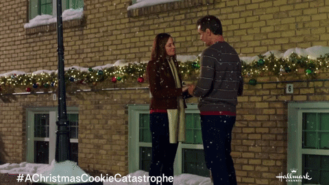 Christmas Kiss GIF by Hallmark Channel
