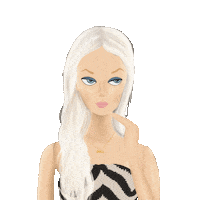 theposhprdolls barbie hairflip thecarolinedoll poshpr Sticker