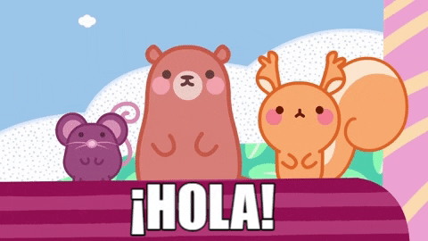 Spanish Hello GIF by Molang