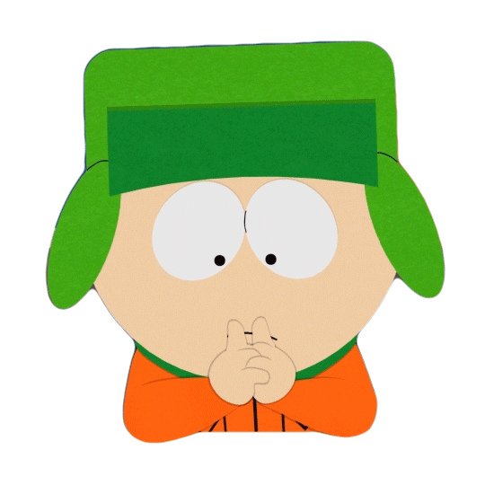 Thinks Kyle Broflovski Sticker by South Park