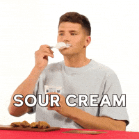 Chefnickdigiovanni foodie random nickdigiovanni sourcream GIF