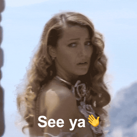See Ya Smile GIF by Blake Lively Fan