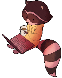coffee drinking Sticker by Chillhop Music