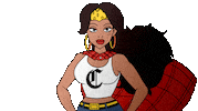 SuperChola wink latina female mujer Sticker