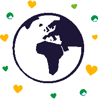 Earth Love Sticker by _wecg