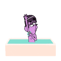 Hot Tub Self Care Sticker