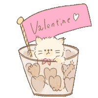 Cat Heart Sticker by koimoffee